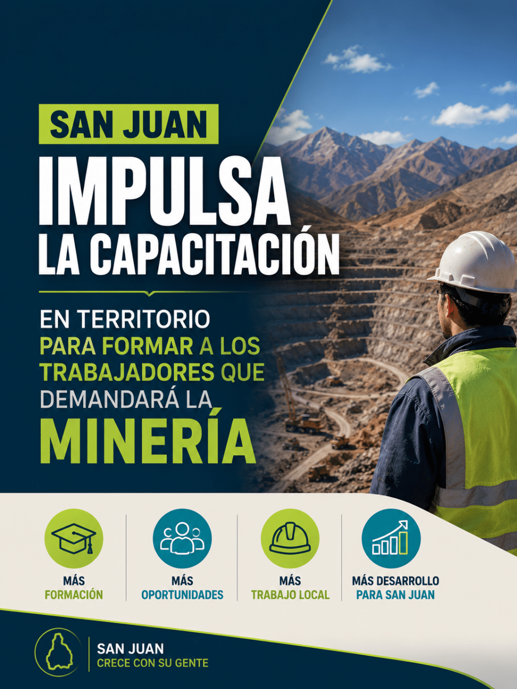 San Juan impulsa la capacitación en territorio para formar a los trabajadores que demandará la&nbsp;minería